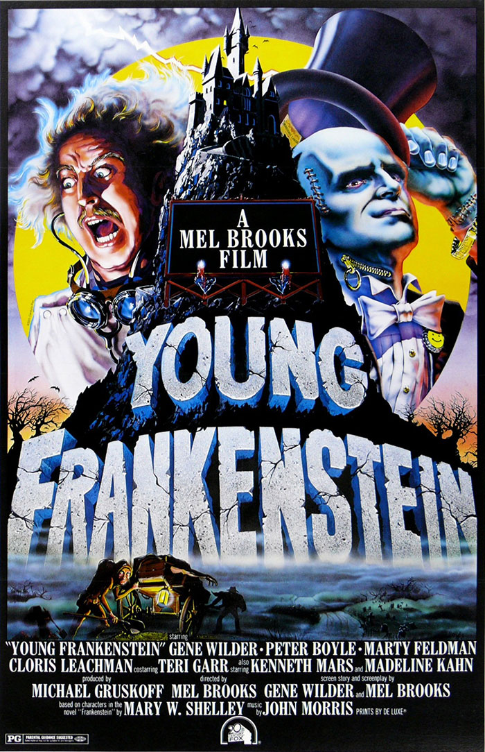 Poster of Young Frankenstein movie 