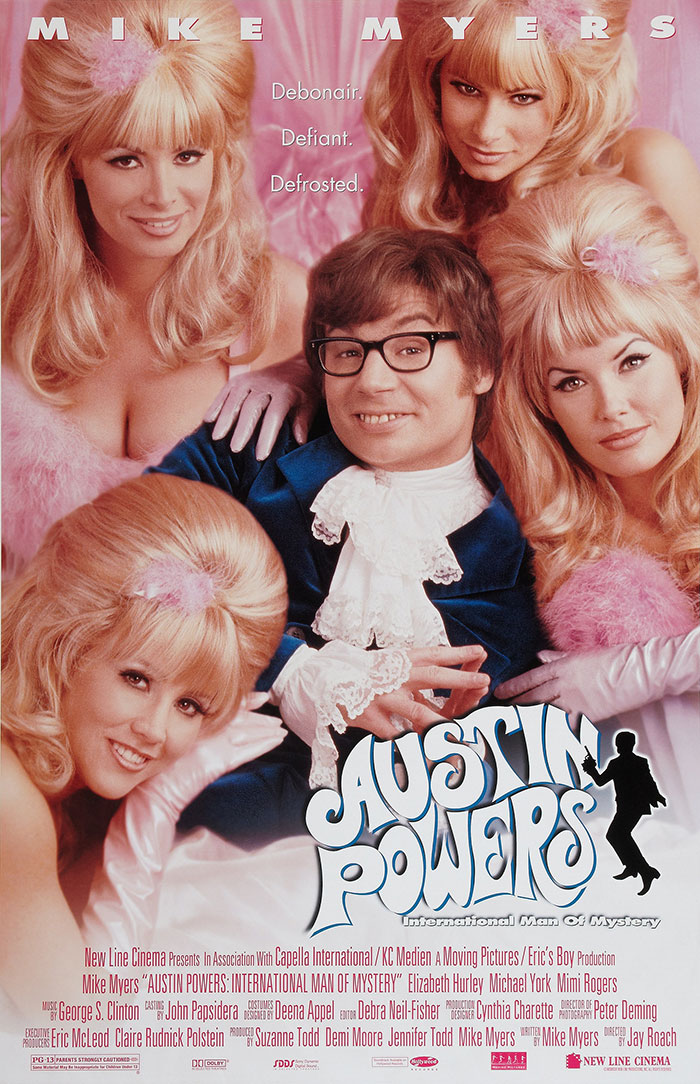 Poster of Austin Powers: International Man Of Mystery movie 