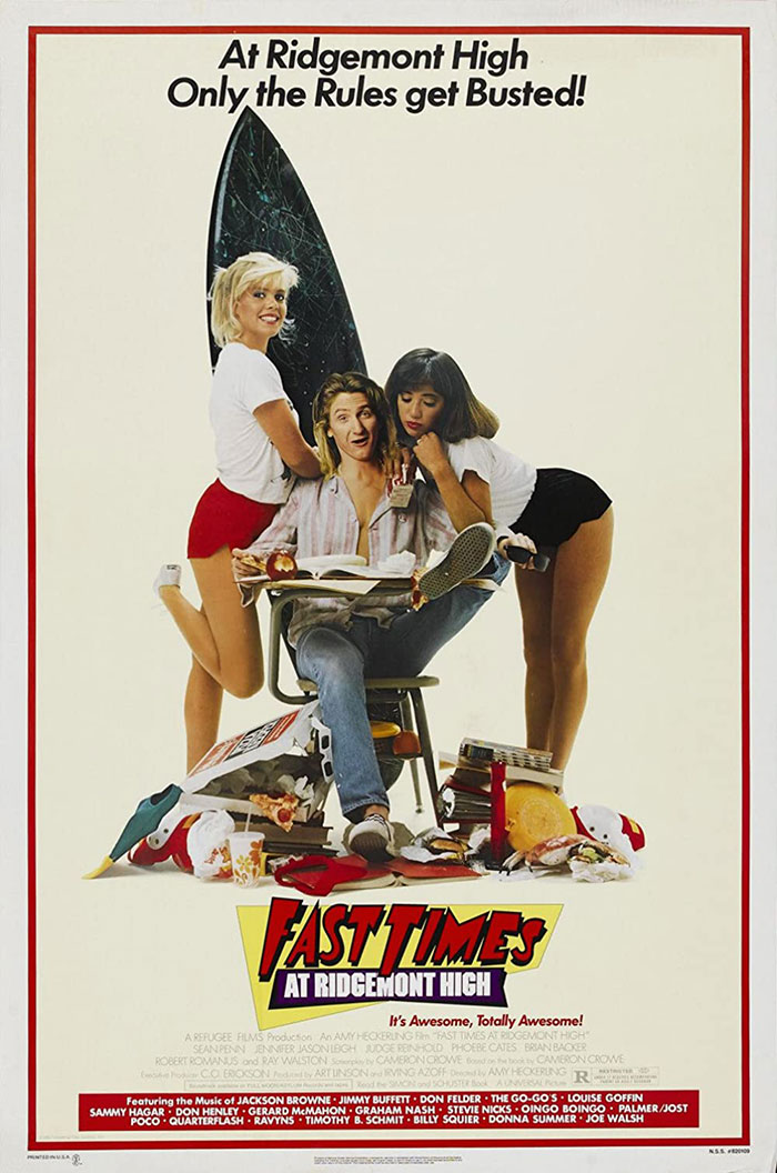 Poster of Fast Times At Ridgemont High movie 