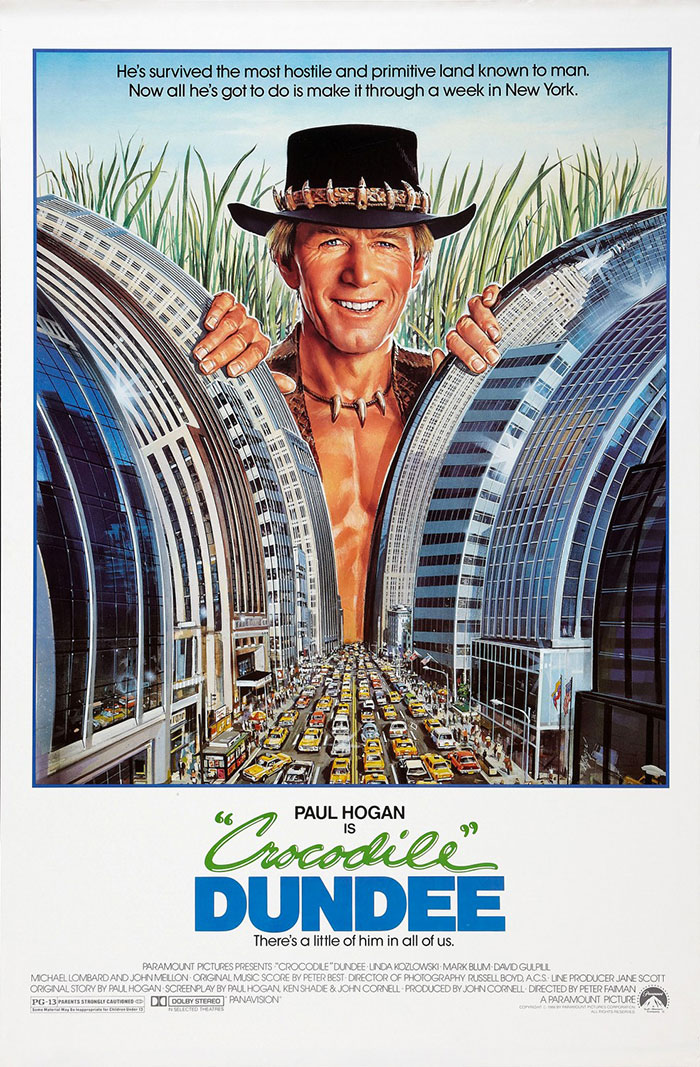 Poster of Crocodile Dundee movie 