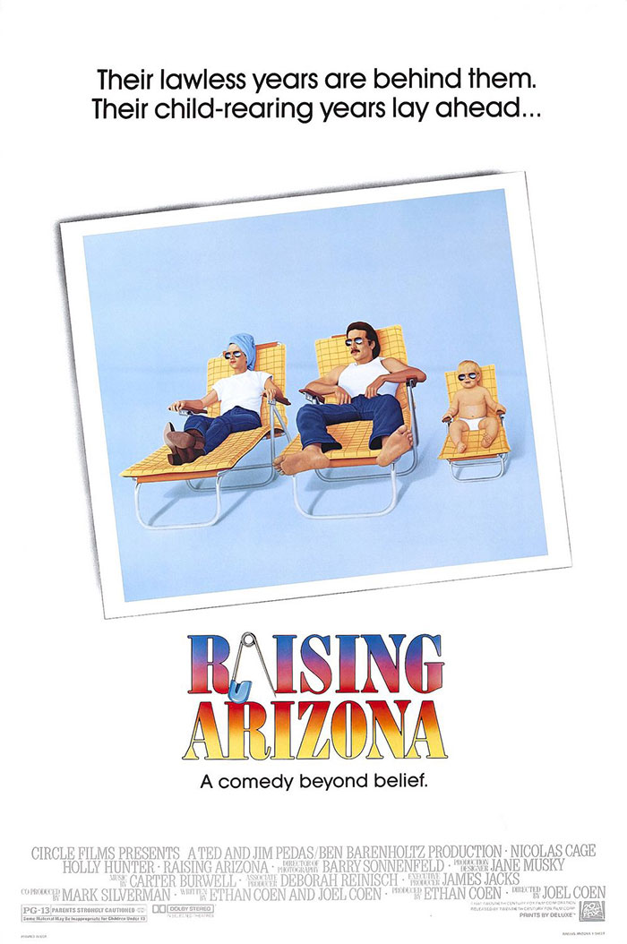 Poster of Raising Arizona movie 
