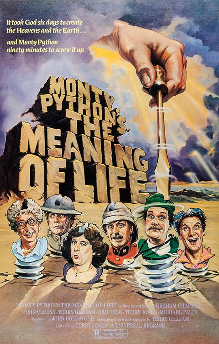 Poster of Monty Python's The Meaning Of Life movie 