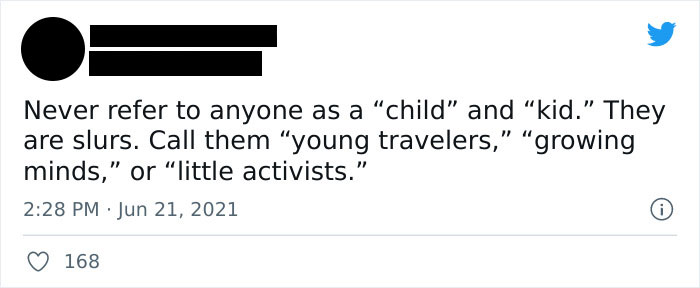 Apparently “Child” Is A Slur Now