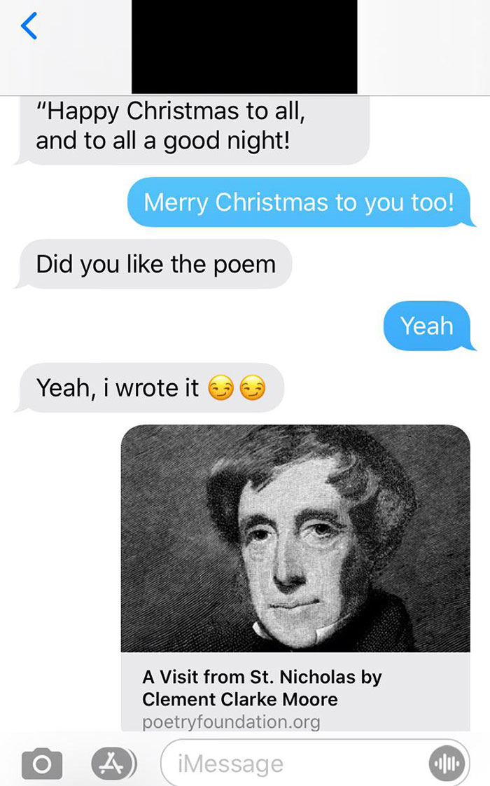 He Pretended He Wrote: "Twas The Night Before Christmas" Poem