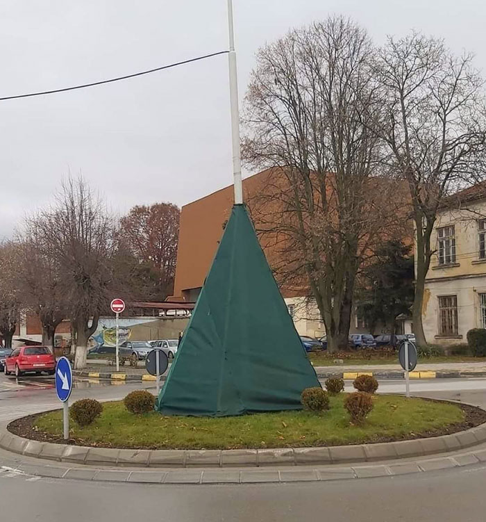 My Municipality's Attempt On Designing A Christmas Tree