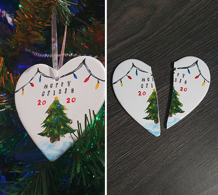 I Made A (Fitting) Christmas Ornament And Dropped It Immediately After