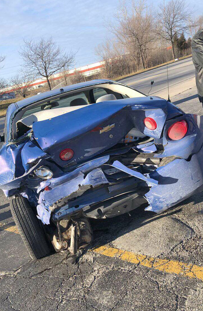 Went To Go See Family On Christmas And Our Car Got Rear-Ended