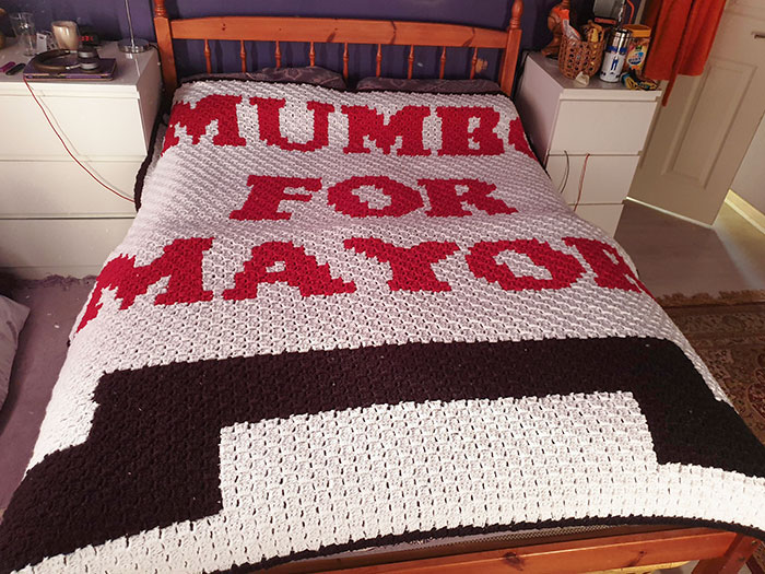 My Daughter Crocheted Me A Blanket For Xmas - I Think I Corrupted Her