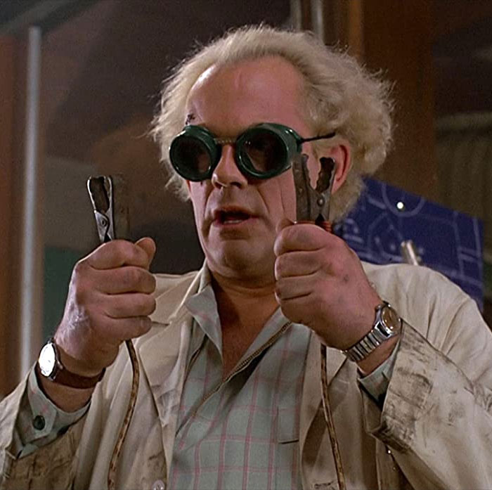 Dr. Emmett Brown, Back To The Future (Christopher Lloyd)
