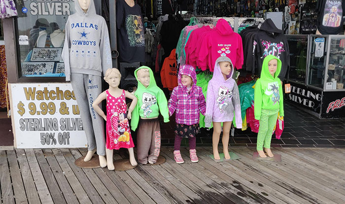 Whenever My Daughter Walks Past Child Mannequins, She Likes To Pretend She's One Of Them