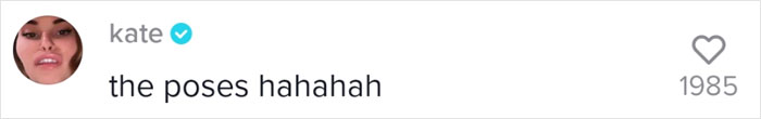 Comment by Kate laughing about Zara model poses, with 1985 likes. Comment by Kate laughing about Zara model poses, with 1985 likes.