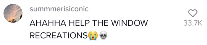 Social media comment about woman recreating model poses with emojis and likes. Social media comment about woman recreating model poses with emojis and likes.