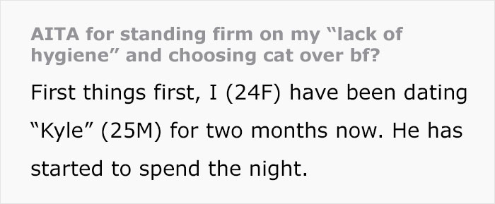 Boyfriend Lists All The Disgusting Things His GF Does With Her Cat, Gets An Instant 'Okay, Bye' Boyfriend Lists All The Disgusting Things His GF Does With Her Cat, Gets An Instant 'Okay, Bye'