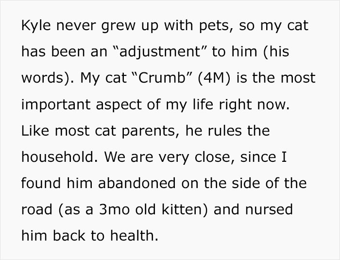 Boyfriend Lists All The Disgusting Things His GF Does With Her Cat, Gets An Instant 'Okay, Bye' Boyfriend Lists All The Disgusting Things His GF Does With Her Cat, Gets An Instant 'Okay, Bye'