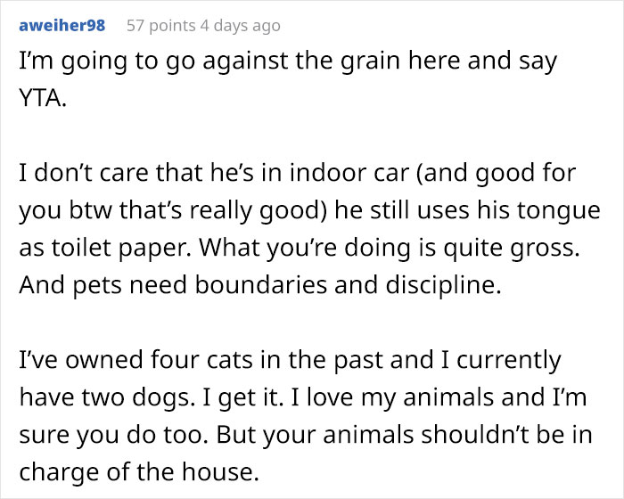 Boyfriend Lists All The Disgusting Things His GF Does With Her Cat, Gets An Instant 'Okay, Bye'