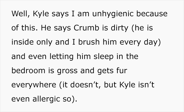 Boyfriend Lists All The Disgusting Things His GF Does With Her Cat, Gets An Instant 'Okay, Bye' Boyfriend Lists All The Disgusting Things His GF Does With Her Cat, Gets An Instant 'Okay, Bye'