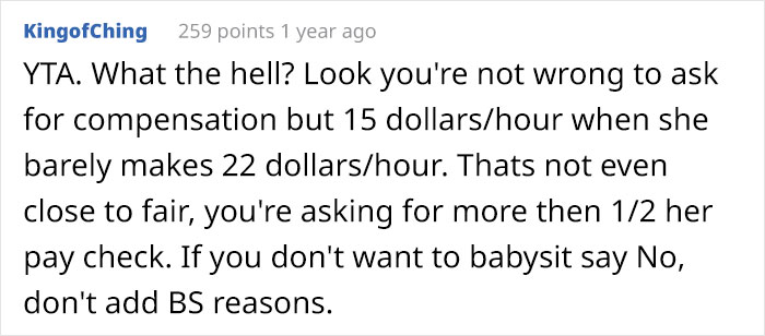 Grandma Won’t Babysit Grandson Unless She Gets Paid, Asks The Internet If She Was Being A Jerk