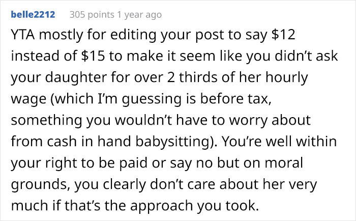 Grandmother asked for two-thirds of the daughter's salary for the upbringing of the grandson, asked if it was wrong