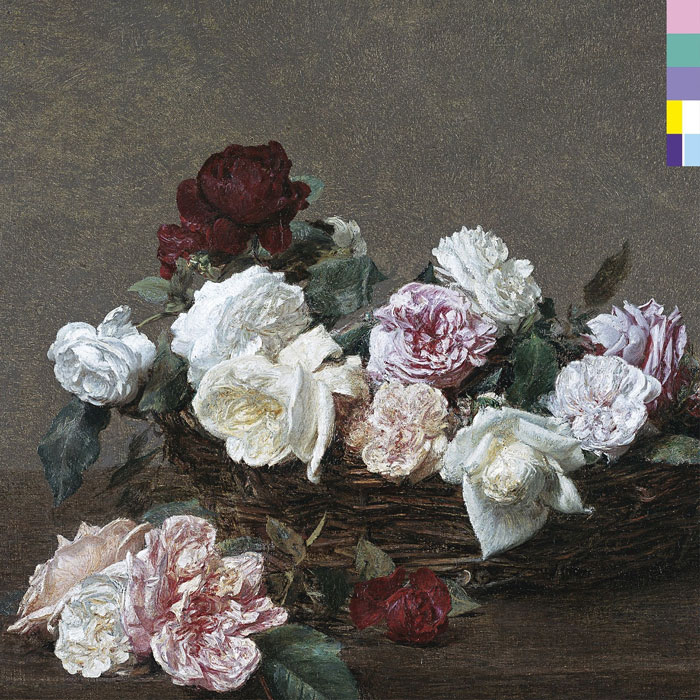 Album cover showing a basket of assorted roses, featuring vibrant colors and intricate details.