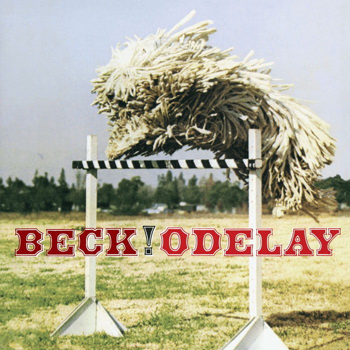 Surreal album cover of a bale of hay leaping over a hurdle, highlighting one of the greatest album covers ever.