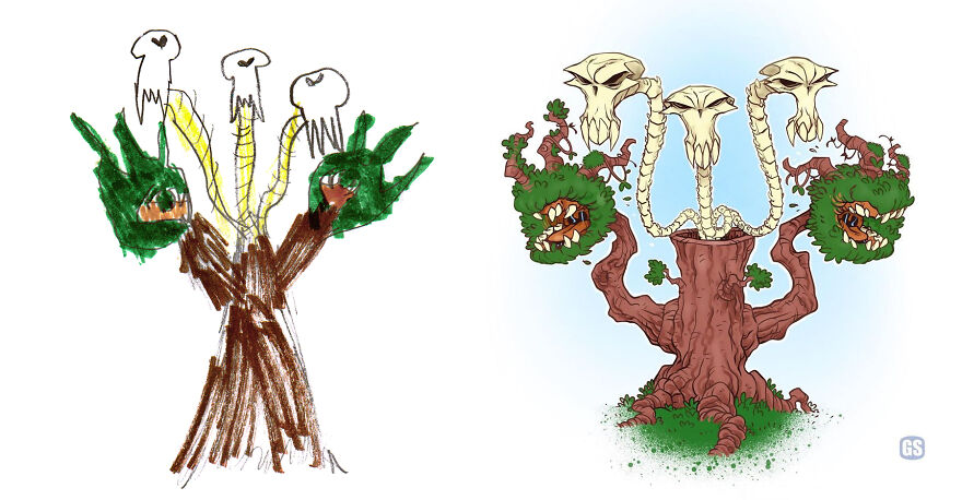 Prompt By Kid-Artist Wolfe, Fan Art By @g.s.artworks