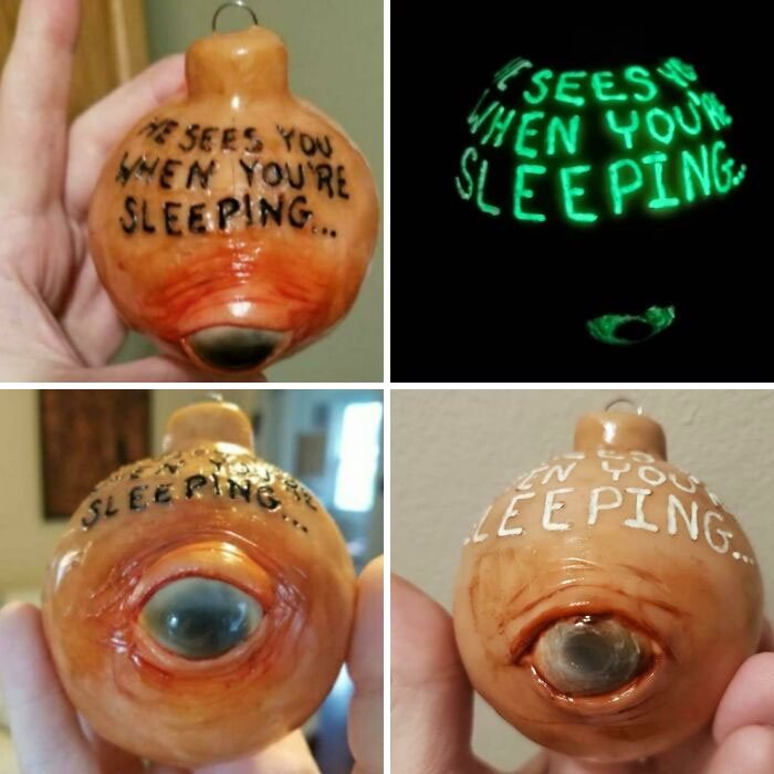 Thanks I Hate Eyeball Ornament