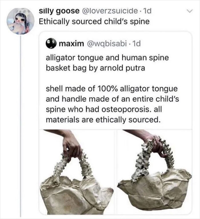Thanks I Hate Ethically Sourced Child Spine