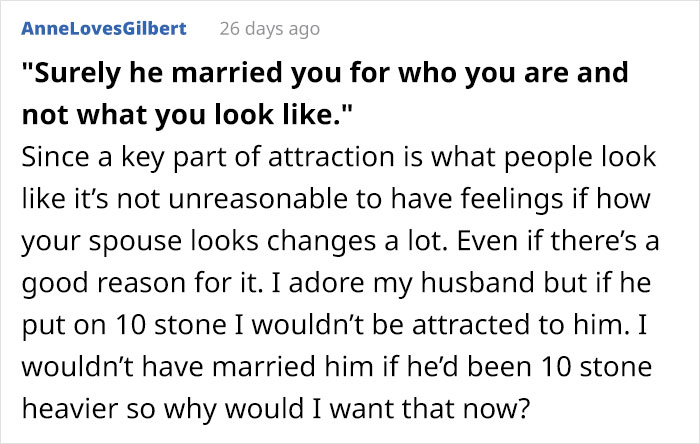 Husband Claims Wife 'Massively' Let Herself Go After Giving Birth, She Asks The Internet What To Do Husband Claims Wife 'Massively' Let Herself Go After Giving Birth, She Asks The Internet What To Do