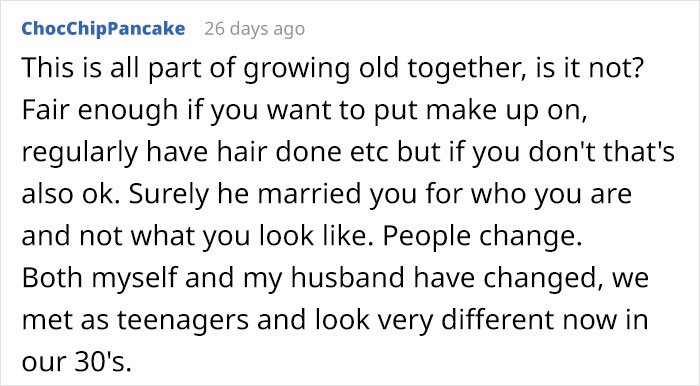 Husband Claims Wife 'Massively' Let Herself Go After Giving Birth, She Asks The Internet What To Do Husband Claims Wife 'Massively' Let Herself Go After Giving Birth, She Asks The Internet What To Do