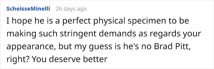 Husband Claims Wife 'Massively' Let Herself Go After Giving Birth, She Asks The Internet What To Do Husband Claims Wife 'Massively' Let Herself Go After Giving Birth, She Asks The Internet What To Do