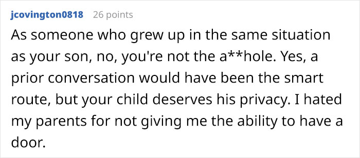 “Now He Is Refusing To Even Sleep In The Same Bed As Me”: Parents Get Into A Fight When Mom Secretly Installs A Door In Teenage Son’s Room Despite The Dad Disagreeing “Now He Is Refusing To Even Sleep In The Same Bed As Me”: Parents Get Into A Fight When Mom Secretly Installs A Door In Teenage Son’s Room Despite The Dad Disagreeing