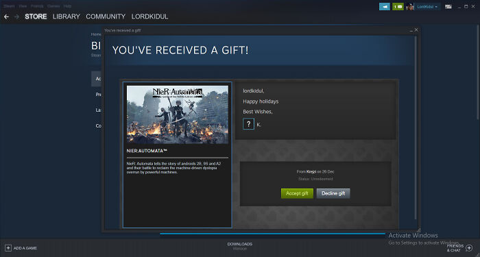 I Found This Generous Santa On 9gag, Buying Game From Steam Store For Everyone I Found This Generous Santa On 9gag, Buying Game From Steam Store For Everyone