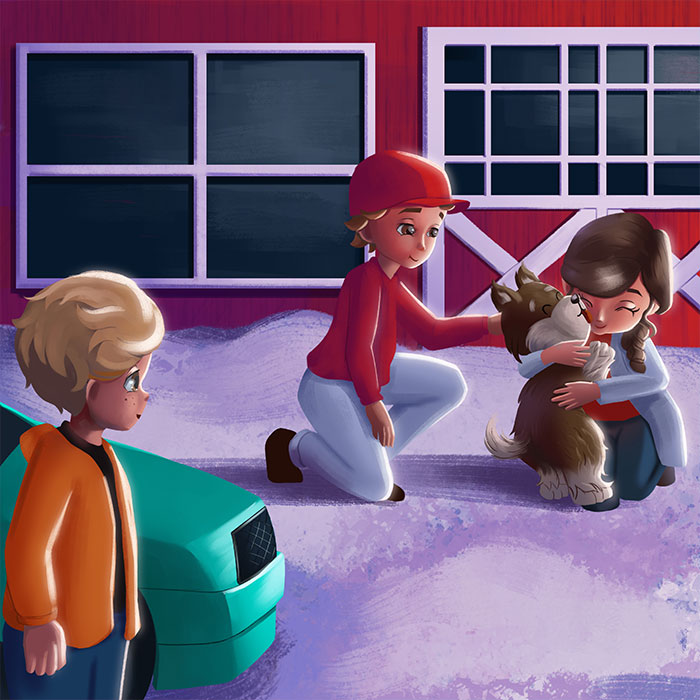 I Created An Illustrated Story About How A Dog Gets Rescued To Teach Children About Animal Welfare