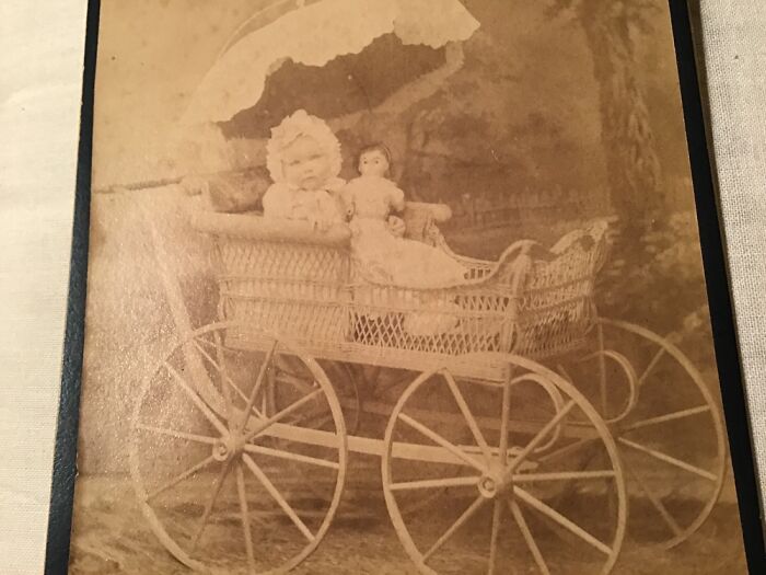 My Grandmother With Her Doll In 1888. I Still Have The Doll