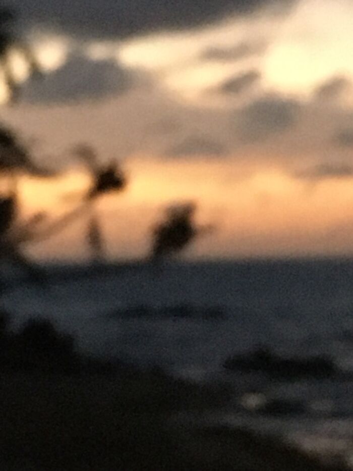 I Took This In Puerto Rico On The Coast At Sunset