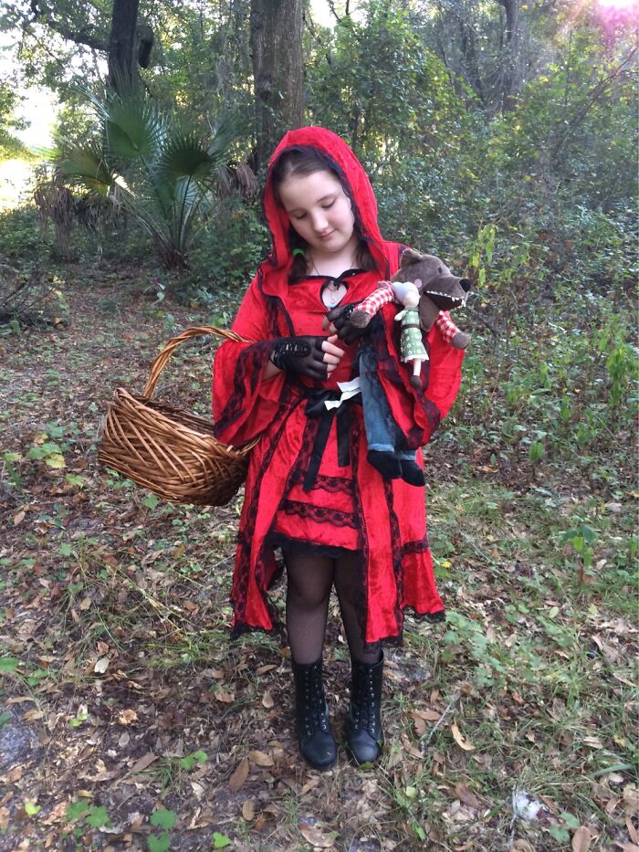 Little Red Ridinghood And Her Big Bad Wolf