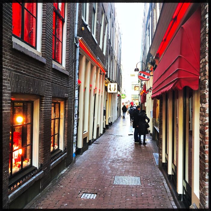 Red Light District In Amsterdam Last Saturday
