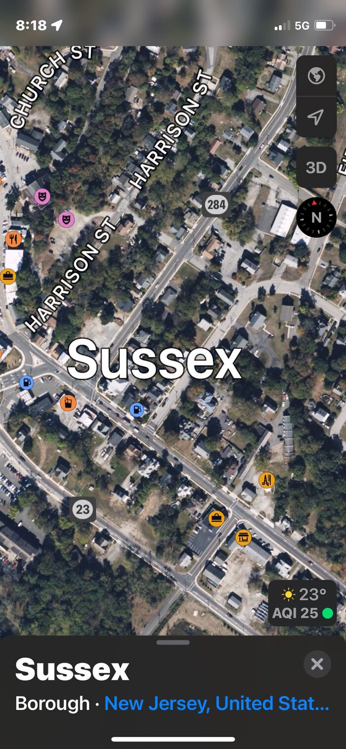This Is Sussex, New Jersey. It Has Around 2,000 People. Our Farm Was Eight Miles Away
