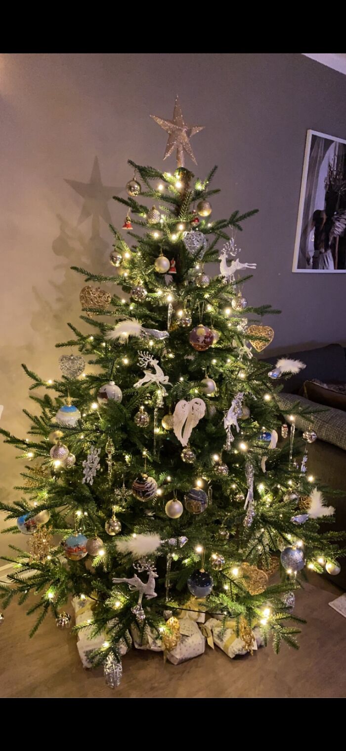 My First Christmas Tree In My First Own Home❤️feels Good🥰