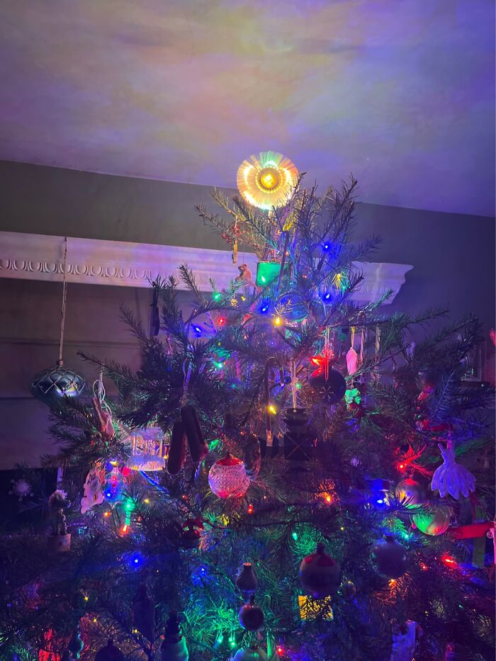 50 Year Old Christmas Star. My Mom Bought It When I Was Born. She Passed Away This Year