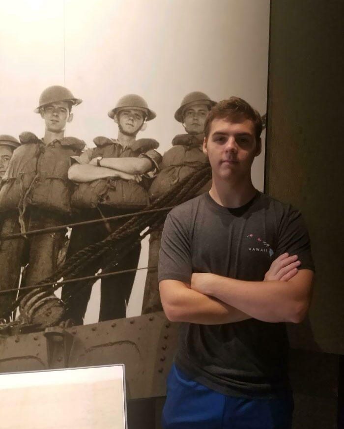 I Visited Pearl Harbor And I Found A Soldier That Looked A Lot Like Me