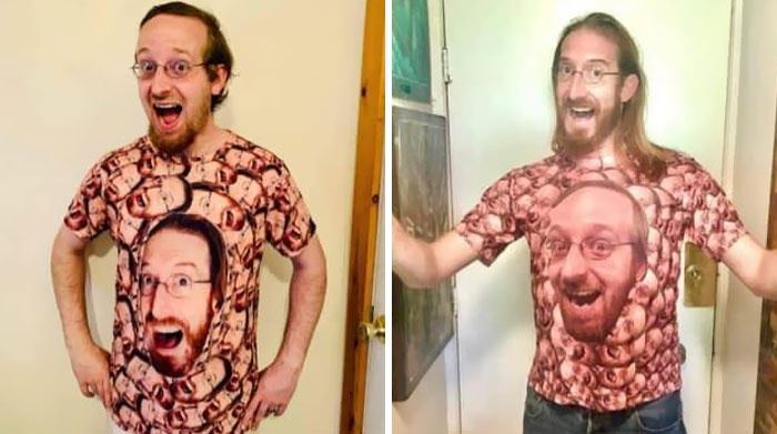 I Found My Doppelganger On A T-Shirt... And Sent Him One In Return