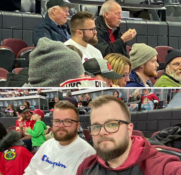 Met My Twin At A Hockey Game