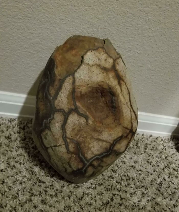A Rock My Brother And I Found That Looks Like It Was Struck By Lightning