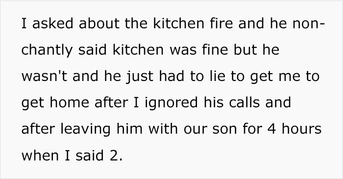 Dad Texts Wife The Kitchen Is On Fire Because He's Mad She Left Him With Baby Longer Than Expected, It Backfires When Cops Show Up