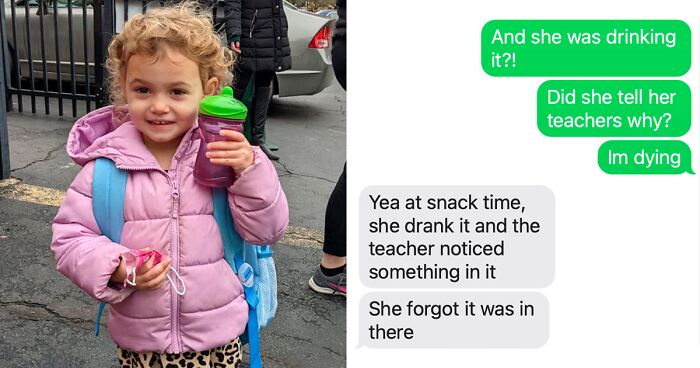 People Are Cracking Up At This Story Of A 3 Y.O. Smuggling Her Pet To School In A Sippy Cup