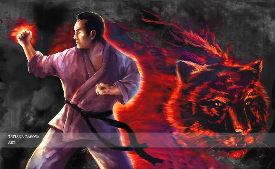 I Painted 5 Martial Arts Masters To Show Their Spirit