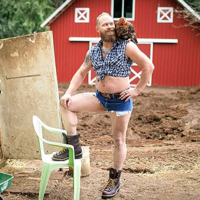 “Chicken Daddies” Calendar Features Men Posing With Chickens And Here Are 25 Of Their Best Shots