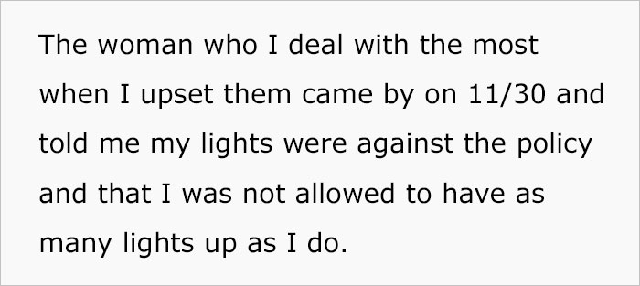 HOA Tries To Impose Christmas Light Rules On This Guy Who Doesn’t Belong To The Association, He Isn’t Putting Up With It HOA Tries To Impose Christmas Light Rules On This Guy Who Doesn’t Belong To The Association, He Isn’t Putting Up With It