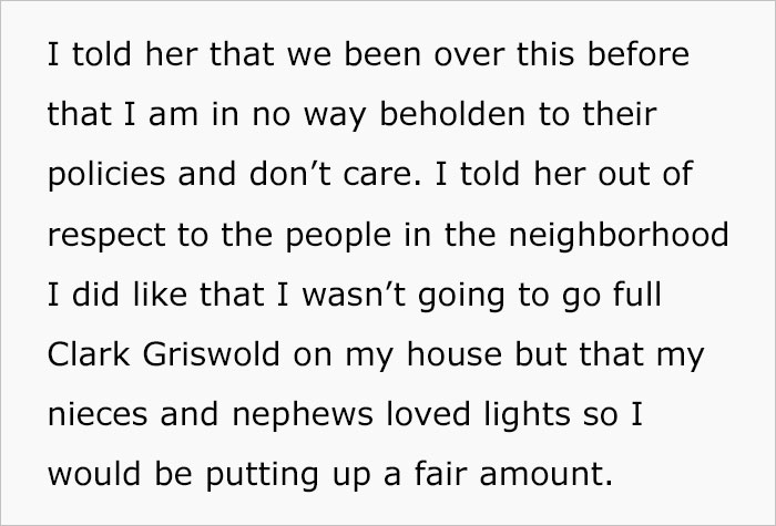 HOA Tries To Impose Christmas Light Rules On This Guy Who Doesn’t Belong To The Association, He Isn’t Putting Up With It HOA Tries To Impose Christmas Light Rules On This Guy Who Doesn’t Belong To The Association, He Isn’t Putting Up With It